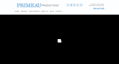 Desktop Screenshot of primeauproductions.com